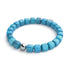 Blauquarz | Silber | Edelstein-Kieselstein-Armband